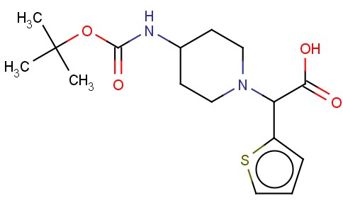 (4-BOC-AMINO-PIPERIDIN-1-YL)-THIOPHEN-2-YL-ACETIC ACID